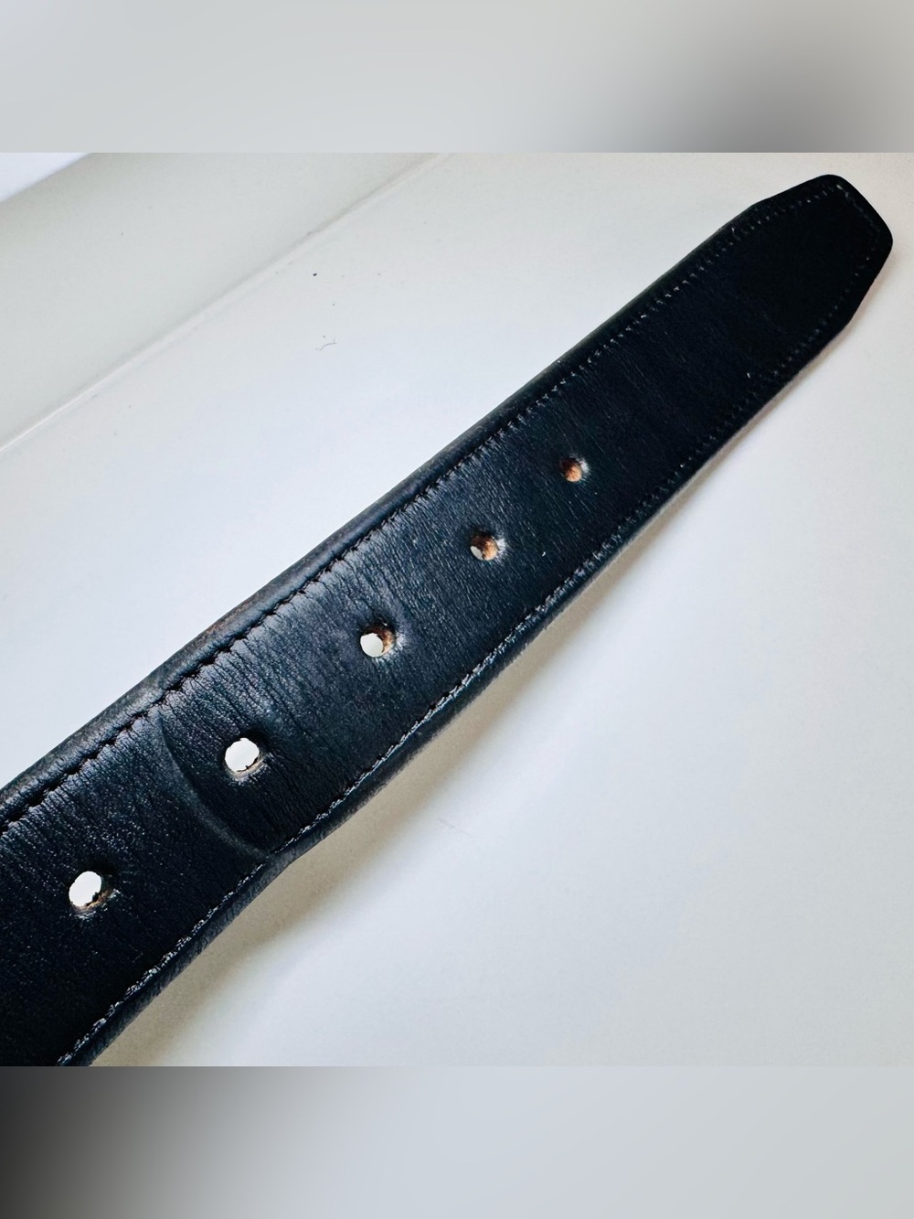 Tory Leather English Bridle Black Belt Size 30 • Made in USA • Hunter Classic - Picture 13 of 16